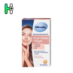 قرص تقویت پوست و مو و ناخن میوولیس Mivolis Haut + Haare + Nägel