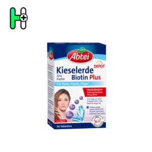 قرص بیوتین پلاس تقویت پوست مو و ناخن‌ها آبتی Abtei Kieselerde Biotin Plus