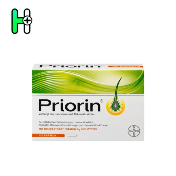 کپسول پریورین Priorin یک مکمل تغذیه‌ای تخصصی برای تقویت ریشه مو و بهبود رشد موها است که با ترکیبات منحصر‌به‌فرد خود از جمله عصاره ارزن، ویتامین B5 و سیستین به تغذیه و تقویت فولیکول‌های مو کمک می‌کند.