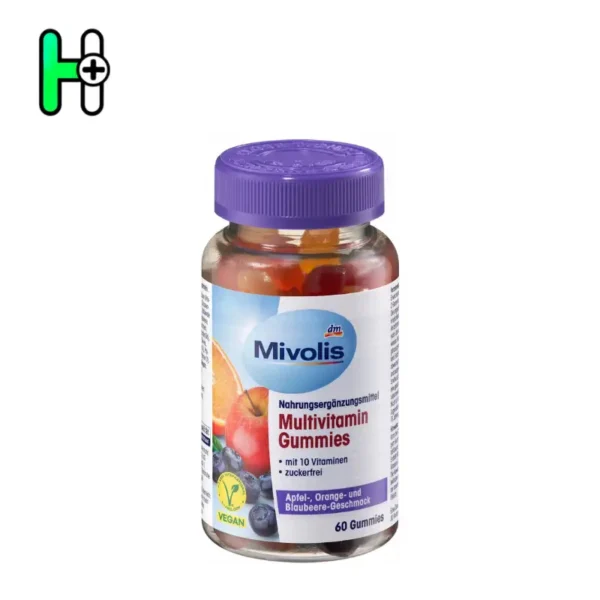 پاستیل مولتی‌ویتامین میوولیس Mivolis Multivitamin Gummies