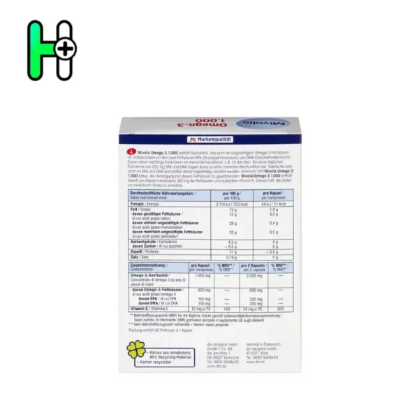 کپسول امگا 3 میولیس Mivolis Omega-3 1000 - Image 2