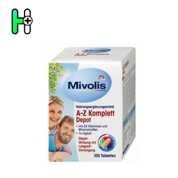 قرص مولتی‌ ویتامین کامل میوولیس Mivolis A-Z Komplett Depot