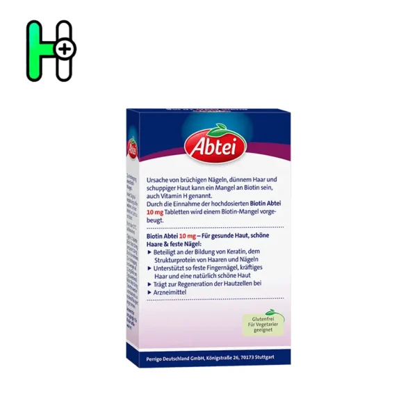 کپسول بیوتین 10 میلی‌گرم آبتی آلمان + Abtei Biotin 10mg Forte - Image 2