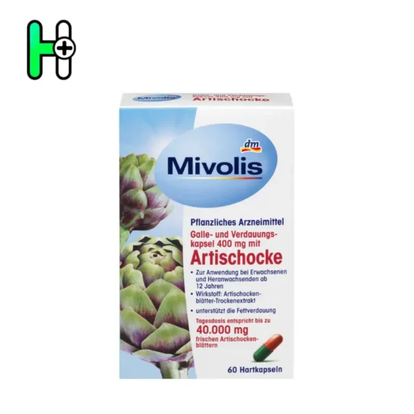 کپسول گیاهی کبد آرتیشوک میوولیس Mivolis Artischocke