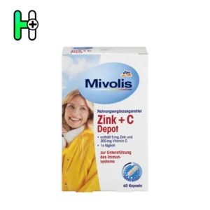 کپسول زینک و ویتامین سی میوولیس C Mivolis Zink + C Depot