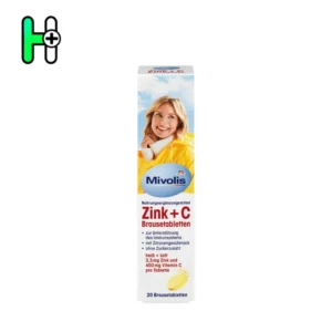 قرص جوشان زینک + ویتامین سی میوولیس zinc+vitamin c Mivolis