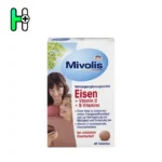 قرص آهن + ویتامین C +ویتامین های گروه B میوولیس Mivolis