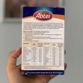 قرص مولتی ویتامین کامل a-z آبتی آلمان Abtei A-Z Komplett 2 قرص مولتی ویتامین آبتی