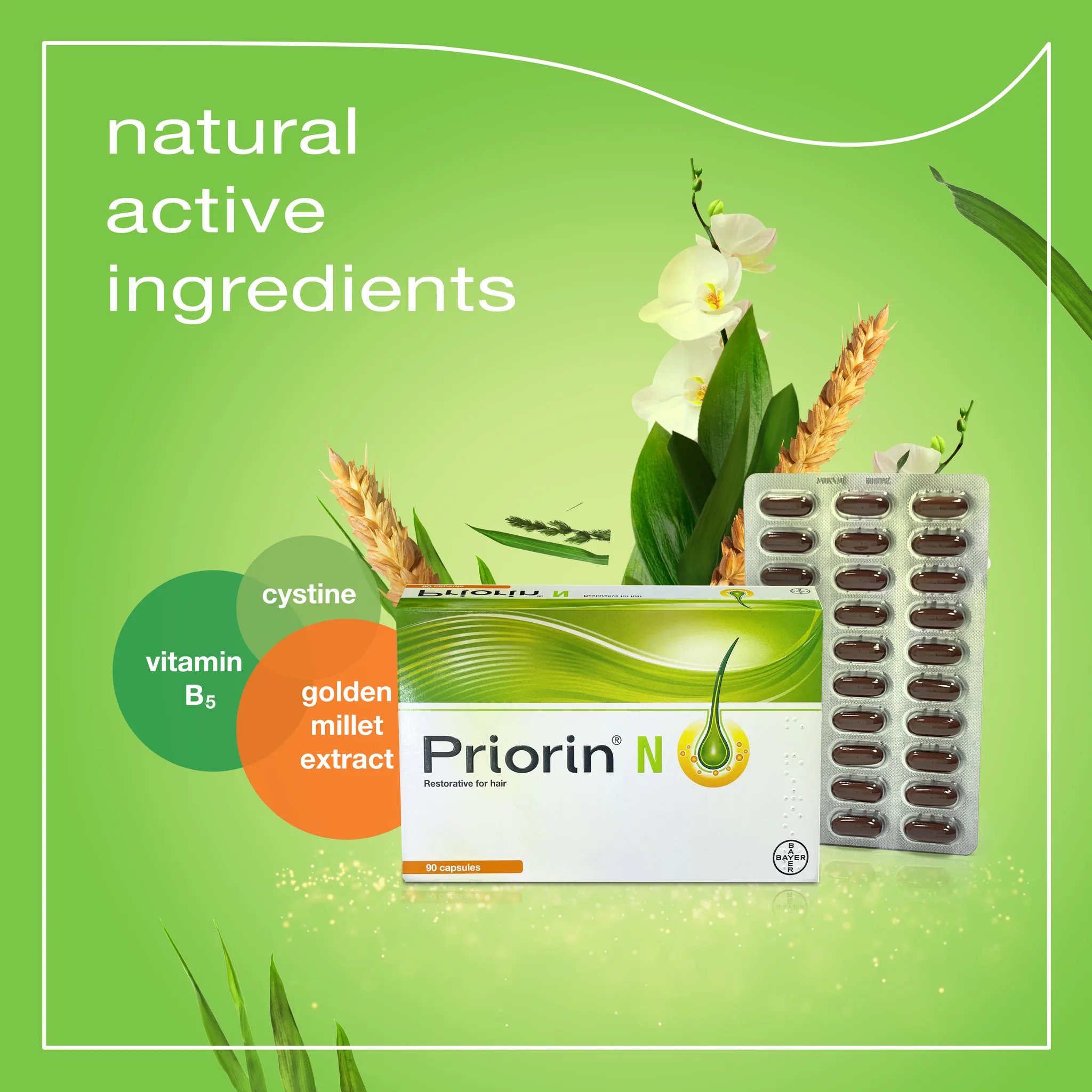 کپسول تقویت رشد مو و جلوگیری از ریزش مو پریورین Priorin hair bayer 5 کپسول تقویت رشد مو و جلوگیری از ریزش مو پریورین Priorin hair bayer - Image 5