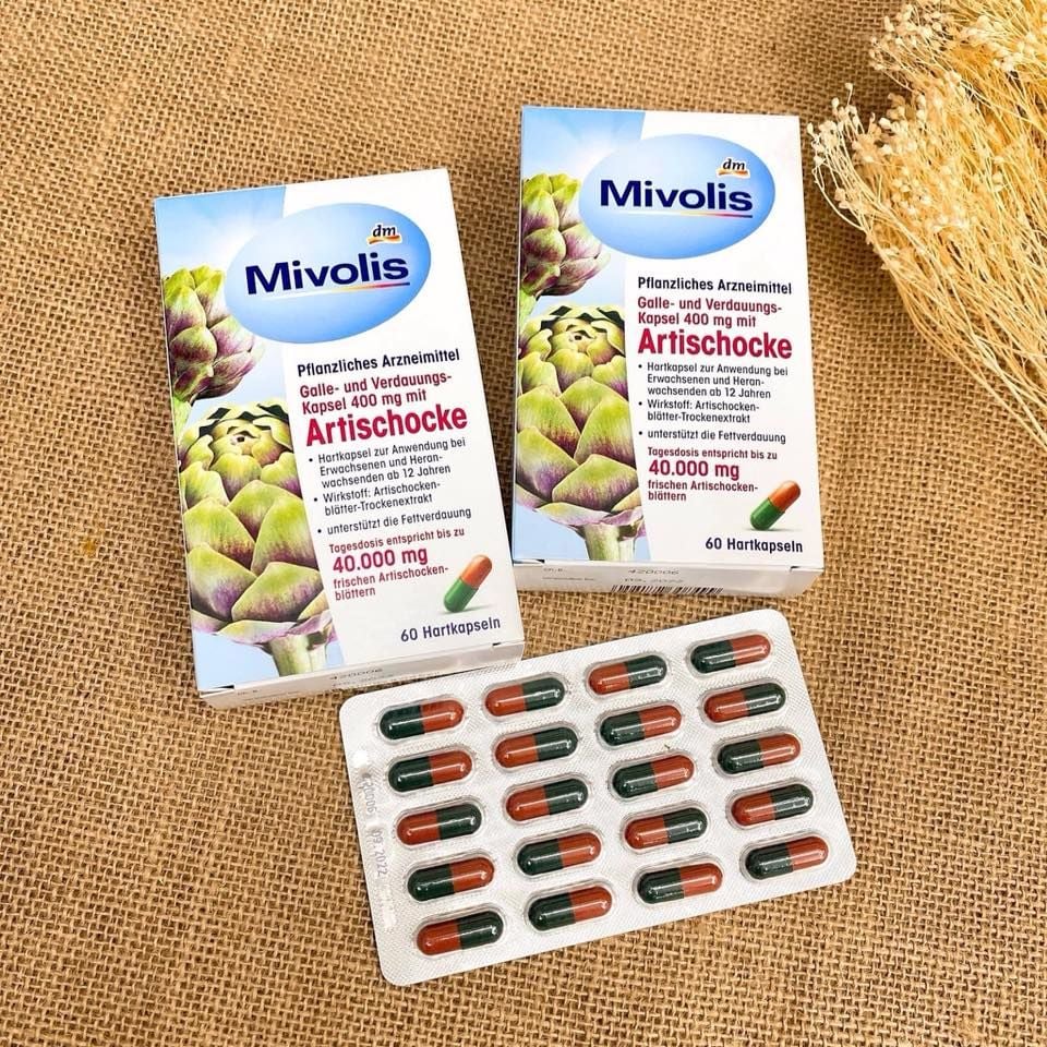 کپسول گیاهی کبد آرتیشوک میوولیس Mivolis Artischocke 2 کپسول گیاهی کبد آرتیشوک میوولیس
