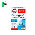 کپسول امگا 3 1000 داپل هرز 80عددی | Omega-3 1000 Doppelherz