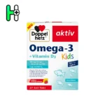 مکمل اُمگا 3+ویتامین D3 کودکان داپل هرز | Doppelherz Omega-3 Kids + Vitamin D3