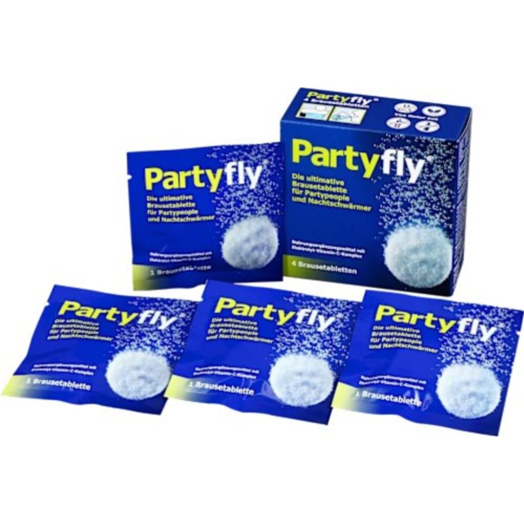 قرص جوشان Partyfly ریکاوری سریع 2 قرص جوشان Partyfly