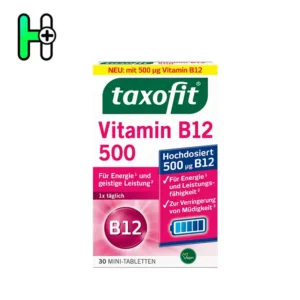 قرص ویتامین B12 500 تاکسوفیت | Taxofit Vitamin B12 500