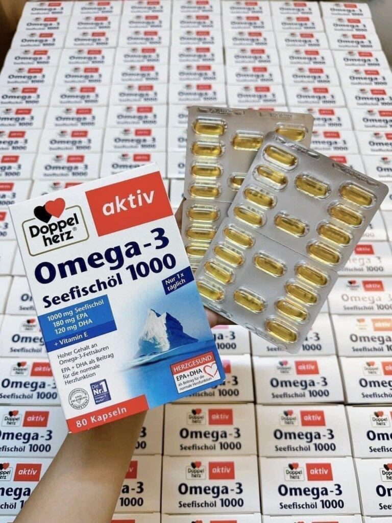 کپسول امگا 3 1000 داپل هرز 80عددی | Omega-3 1000 Doppelherz 2 کپسول امگا 3 1000 داپل هرز