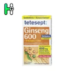 کپسول جینسینگ600+ویتامین های ب تتسپت Ginseng 600 Intens Tetesept