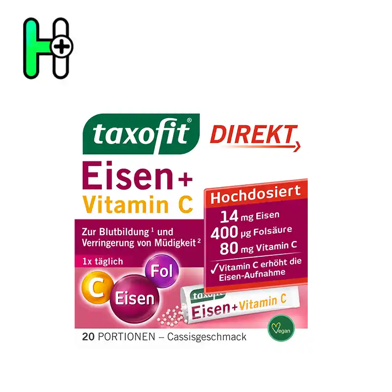 ساشه آهن+ویتامین Cتاکسوفیت Eise+Vitamin C Taxofit 1 ساشه آهن+ویتامین Cتاکسوفیت Eise+Vitamin C Taxofit