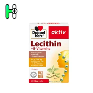 مکمل تقویتی قدرتمند مغز و سیستم عصبی داپل هرز Lecithin + B-Vitamine Doppelherz