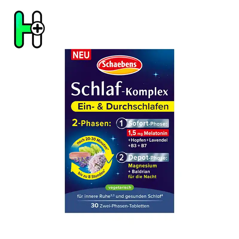 قرص خواب راحت شابنز Schlaf-Komplex Schaebens 1 قرص خواب راحت شابنز Schlaf-Komplex Schaebens
