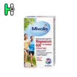 قرص منیزیم 500میولیس Magnesium 500 + B-Vitamine Mivolis