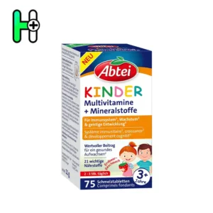 قرص جویدنی مولتی‌ویتامین و مواد معدنی کودکان ابتی المان Abtei