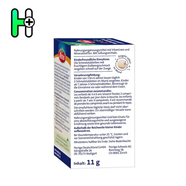 قرص جویدنی مولتی‌ویتامین و مواد معدنی کودکان ابتی المان Abtei - Image 2