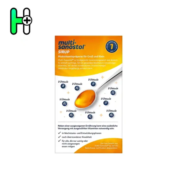 شربت مولتی ویتامین سانستول | Multi-Sanostol Sirup 1 - Image 2