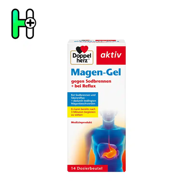 ژل تسکین سریع معده داپل هرز Magen-Gel Doppelherz 1 ژل تسکین سریع معده داپل هرز Magen-Gel Doppelherz