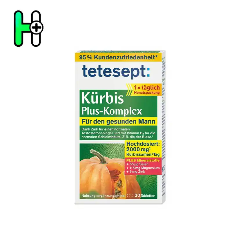 کپسول سلامت هورمونی مردان تتسپت Kürbis Plus-Komplex Tetesept 1 کپسول سلامت هورمونی مردان تتسپت Kürbis Plus-Komplex Tetesept