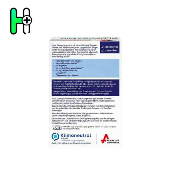 کپسول ام اس ام و گلوکزامین داپل هرز Doppelherz System MSM + Glucosamin - Image 3