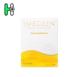 IMEDEEN Time Perfection یک مکمل ضدپیری بسیار مؤثر است که طراحی شده تا به طور طبیعی با نشانه‌های افزایش سن مقابله کند. این فرمول انحصاری حاوی BioMarine Complex™ (ترکیب دریایی اختصاصی)، لیکوپن، ویتامین C و زینک است که به بهبود کیفیت، آبرسانی، استحکام و درخشندگی پوست کمک می‌کند.