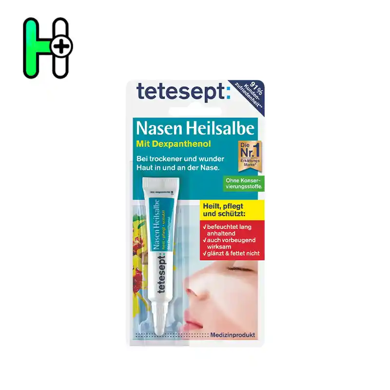 پماد درمانی بینی تتسپت | tetesept Nasen Heilsalbe 1 پماد درمانی بینی تتسپت – Nasen Heilsalbe ترمیم و مراقبت از پوست آسیبدیده و خشک داخل و اطراف بینی
