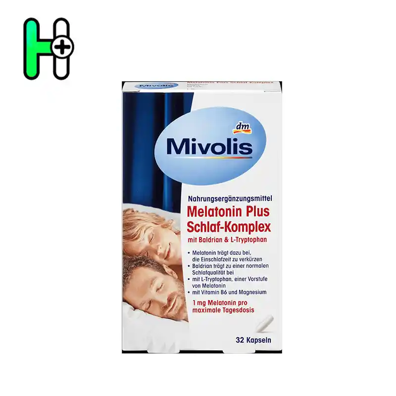 مکمل(ملاتونین پلاس)خواب عمیق میولیس | Melatonin Plus Schlaf-Komplex 1 کپسول ملاتونین پلاس میولیس Melatonin Plus Schlaf-Komplex