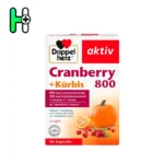 مکمل سلامت مجاری ادراری و آنتی‌اکسیدان طبیعی داپل هرز | Doppelherz Cranberry + Kürbis 800