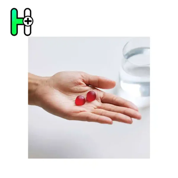 Nature’s Bounty Haare, Haut & Nägel یک مکمل پاستیلی با طعم دلپذیر توت قرمز است که حاوی ترکیبی مؤثر از بیوتین، زینک، سلنیوم و کلاژن می‌باشد