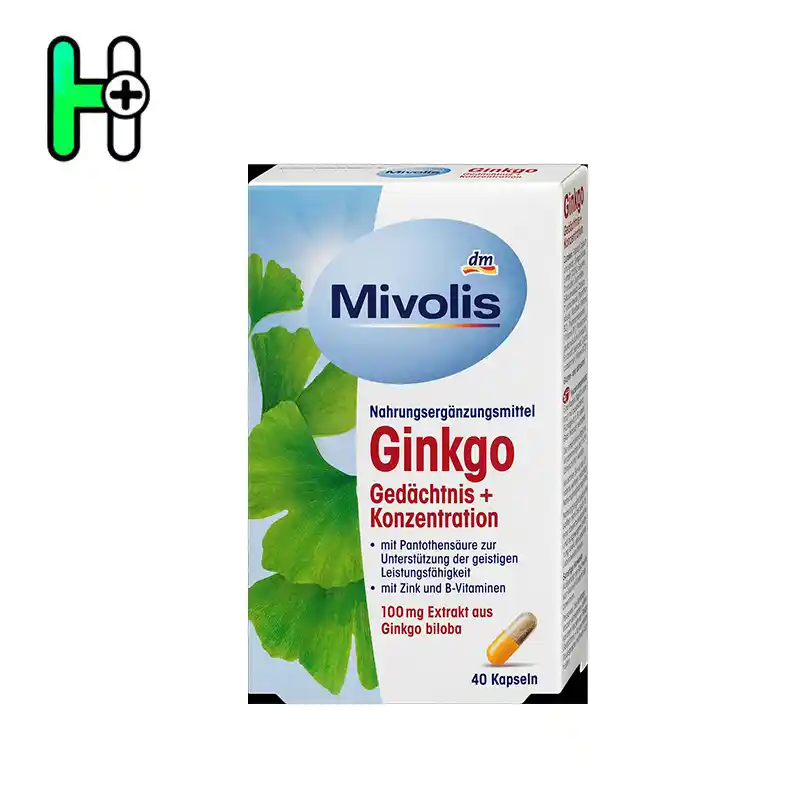 مکمل حافظه و تمرکز جینکو میولیس | Mivolis Ginkgo 1 مکمل حافظه و تمرکز جینکو میولیس Mivolis Ginkgo