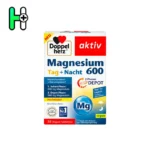 مکمل منیزیم600 روز و شب داپل هرز Magnesium 600 Tag + Nacht Doppelherz