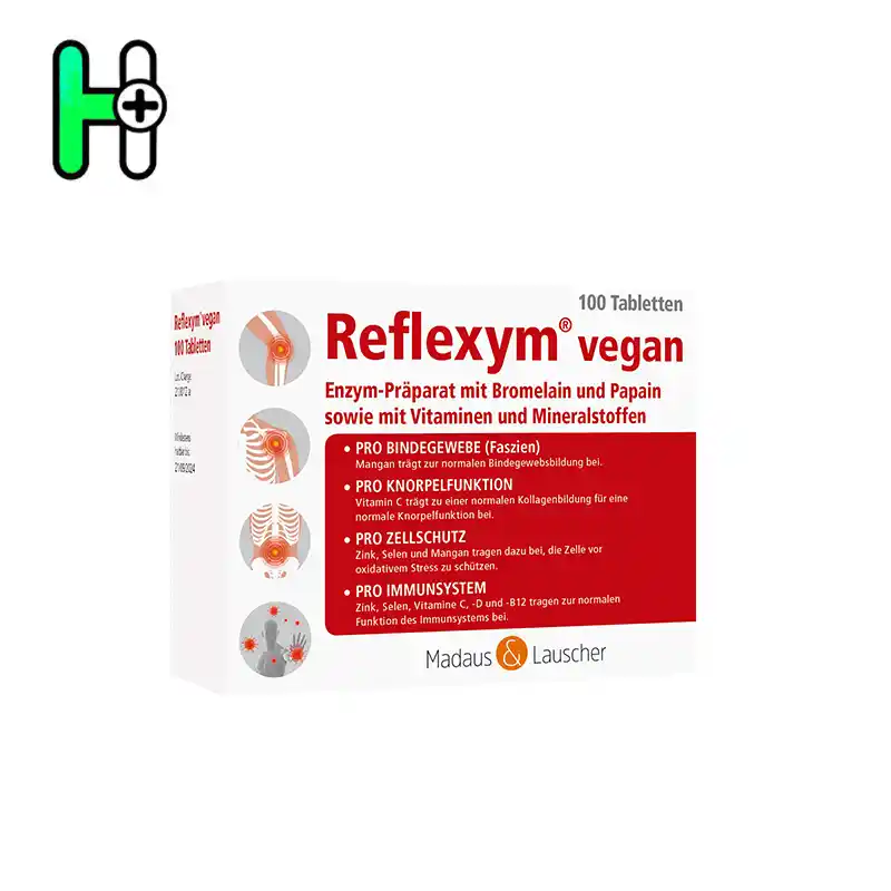مکمل حمایت از بافتهای پیوندی،مفاصل وسلولها رفلکسیم Reflexym Vegan 1 مکمل آنزیمی Reflexym Vegan – ترکیبی قدرتمند از آنزیمها، ویتامینها و مواد معدنی