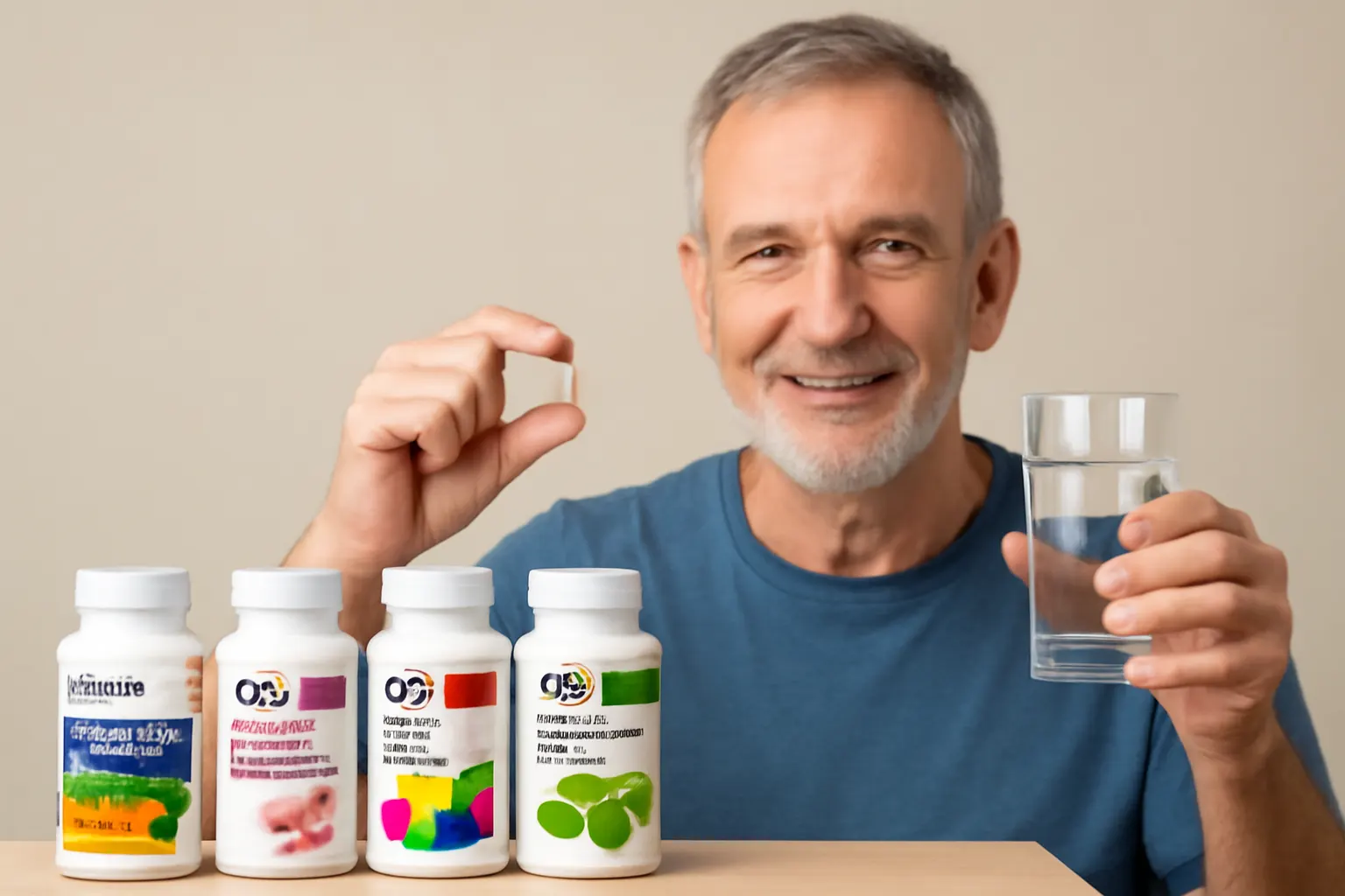 بهترین مولتی‌ویتامین‌ها برای مردان بالای 50 سال