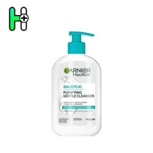 ژل شست‌وشوی صورت سالیسیلیک اسید گارنیه مدل Hautklar Purifying Gentle Cleanser یک شوینده‌ی ملایم و مؤثر برای پوست‌های چرب، مختلط و مستعد آکنه است. این محصول با ترکیب قدرتمند نیاسینامید، سالیسیلیک اسید، خاک رس سفید و سرامید، پوست را از آلودگی‌ها و چربی اضافه پاکسازی کرده و در عین حال لایه محافظ پوست (skin barrier) را تقویت می‌کند