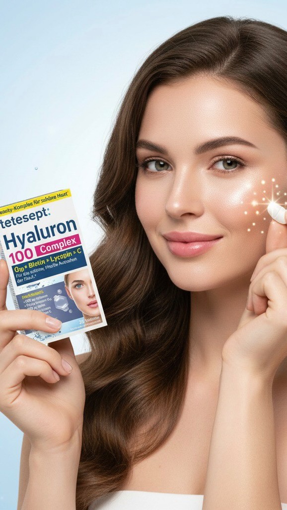 قرص هیالورون تتسپت Tetesept Hyaluron 100 Complex 2 قرص هیالورون تتسپت Tetesept Hyaluron 100 Complex