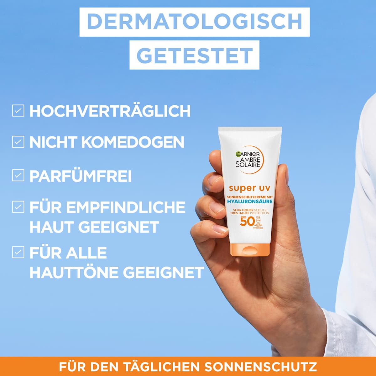 کرم ضدآفتاب محافظت بسیار بالا گارنیر Garnier Ambre Solaire Super UV SPF 50 4 کرم ضدآفتاب محافظت بسیار بالا گارنیر Garnier Ambre Solaire Super UV SPF 50 - Image 4