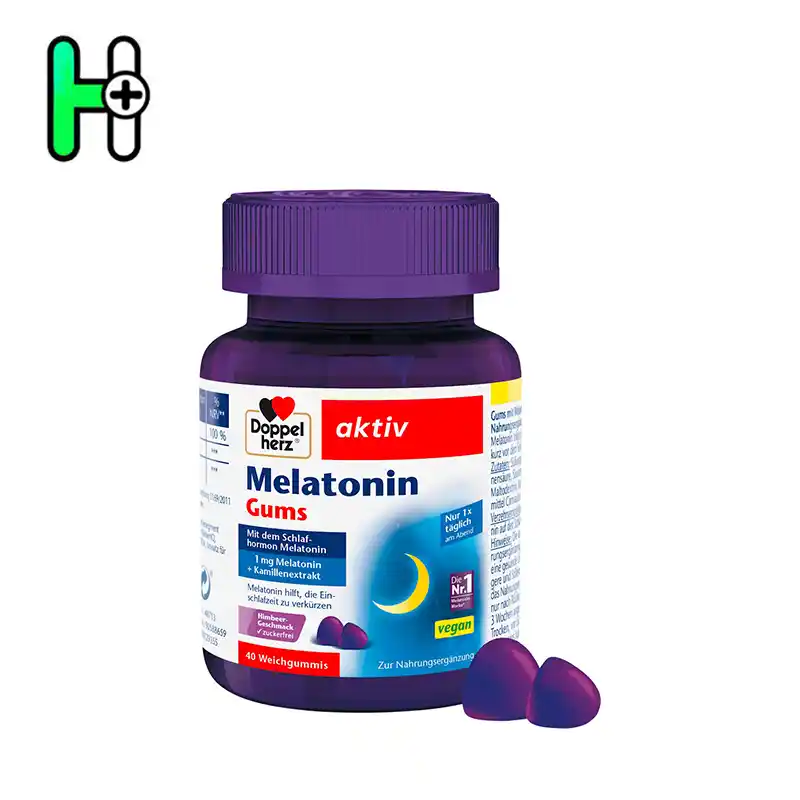 پاستیل ملاتونین داپلهِرز Doppelherz Melatonin Schlaf-Gummis 1 پاستیل ملاتونین داپلهِرز Doppelherz Melatonin Schlaf-Gummis
