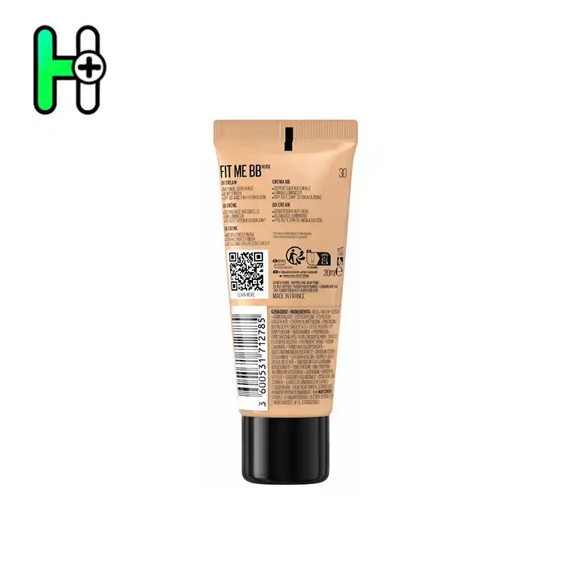 BB کرم روزمره پوستهای نرمال تا مختلط Maybelline Fit Me Nude BB Cream 2 BB کرم روزمره پوستهای نرمال تا مختلط Maybelline Fit Me Nude BB Cream