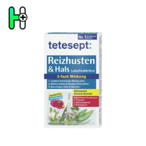 قرص مکیدنی برای سرفه خشک و گلودرد تتسپت tetesept Reizhusten & Hals Lutschtabletten