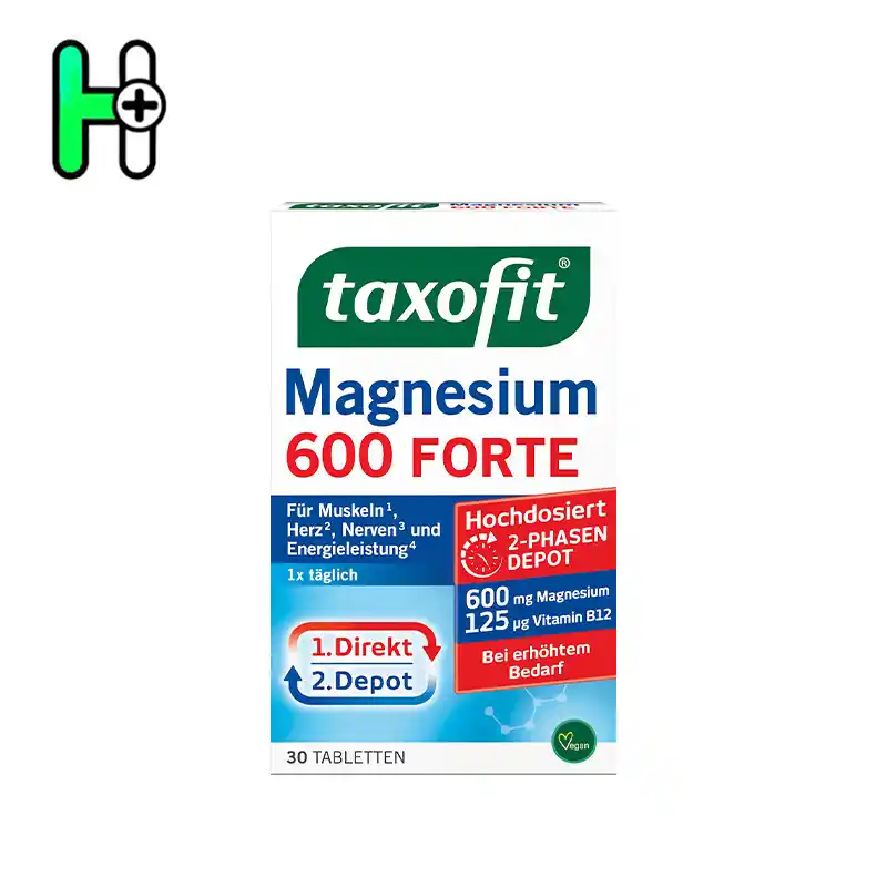 مکمل منیزیم 600 فورت تاکسوفیت Taxofit Magnesium 600 FORTE 1 مکمل منیزیم 600 فورت تاکسوفیت Taxofit Magnesium 600 FORTE