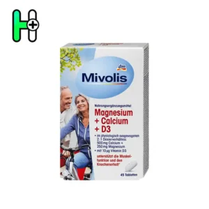 مکمل منیزیم + کلسیم +D3 میولیس Mivolis Magnesium + Calcium + D3