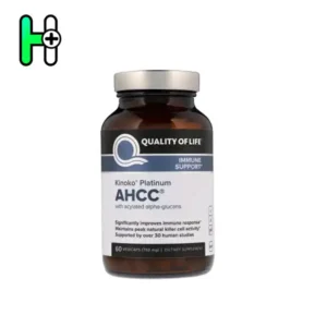 کپسول تقویت‌کننده تخصصی سیستم ایمنی بدن Quality of Life Kinoko Platinum AHCC 750 mg