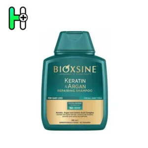 شامپو بیوکسین سبز ترمیم کننده کراتین و آرگان 300 میل BIOXCIN green
