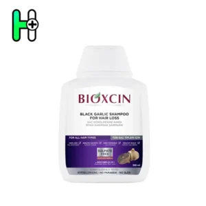 شامپو بیوکسین سیر سیاه فری سولفات ضد ریزش مو حجم 300 میل BIOXCIN black Garlic